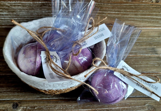 Lavender Champagne Bath Bomb-3oz