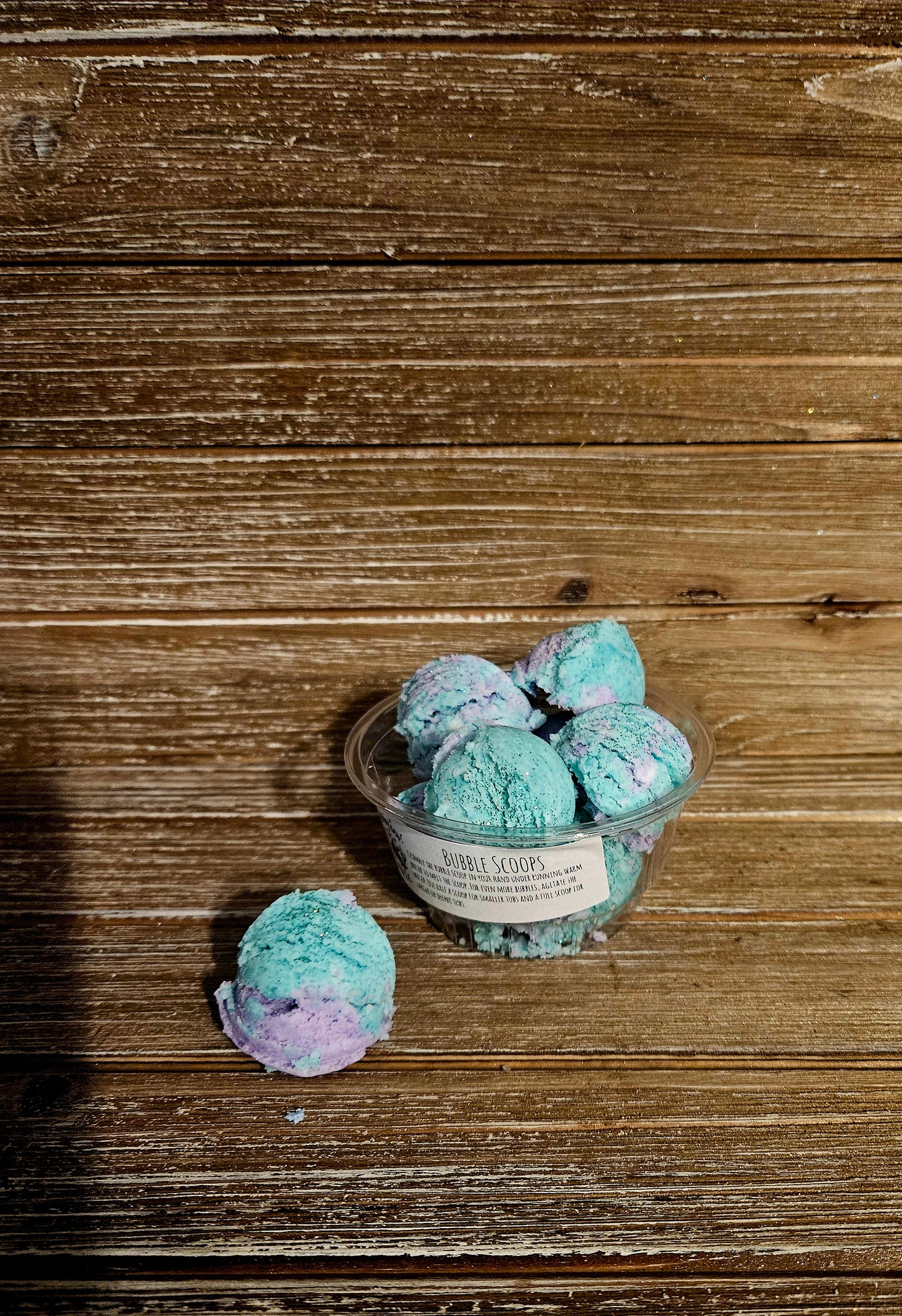 Mermaid Mini Bubble Scoops- 8 Count