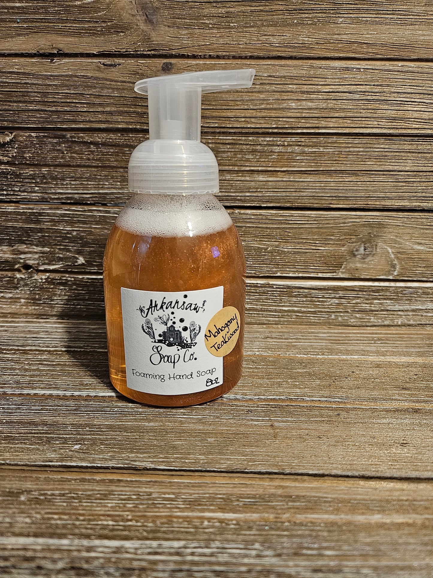 Mahogany Teakwood Foaming Hand Soap- 8oz