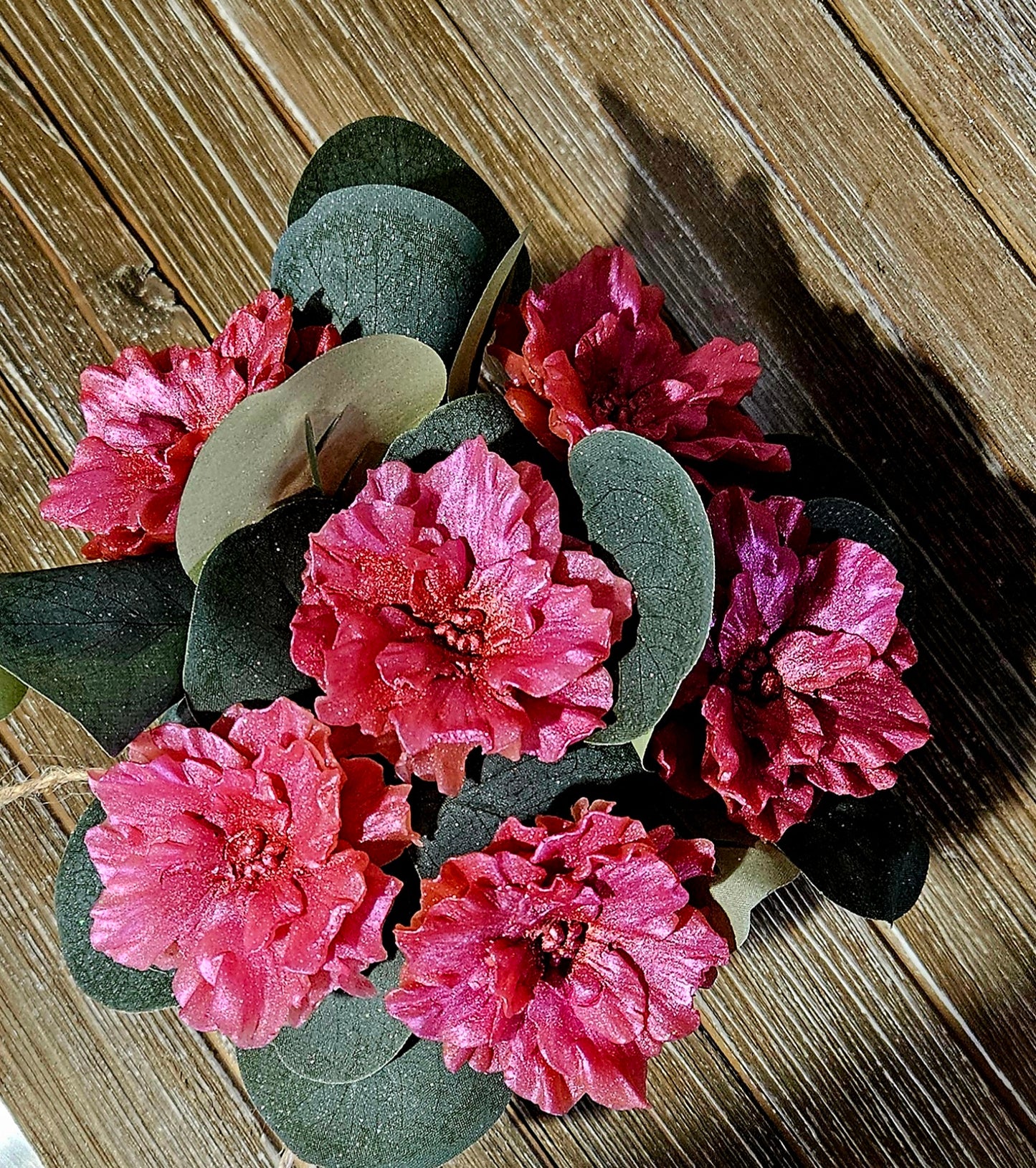 African Violet Soap Bouquet, 6 Count Pink