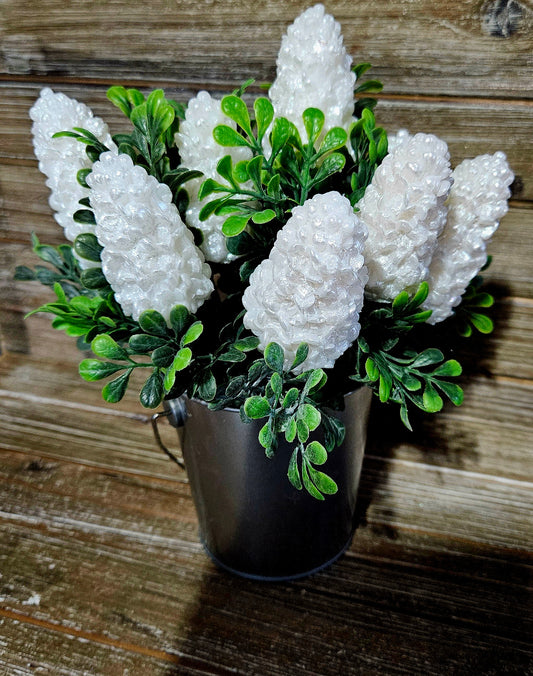 Lilac Soap Bouquet 10 count White