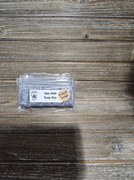 Midnight Amber Soy Wax Snap Bar
