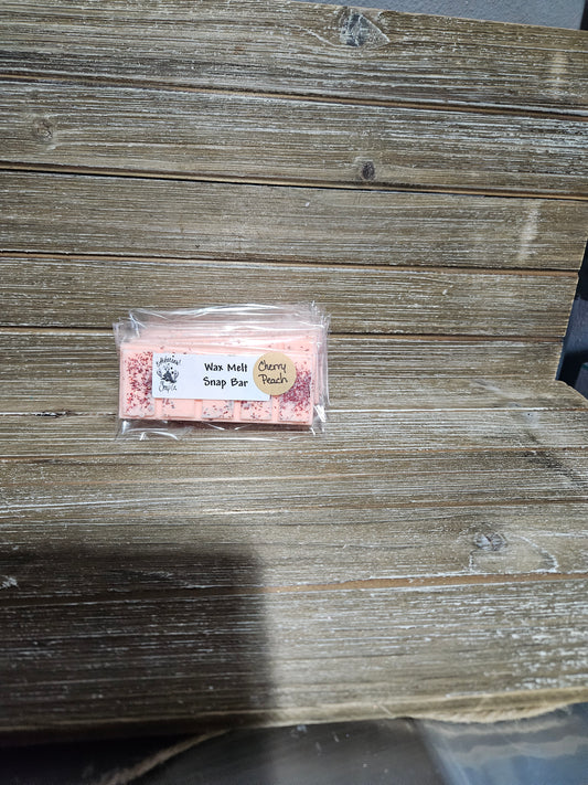Cherry Peach Soy Wax Melt Snap Bar