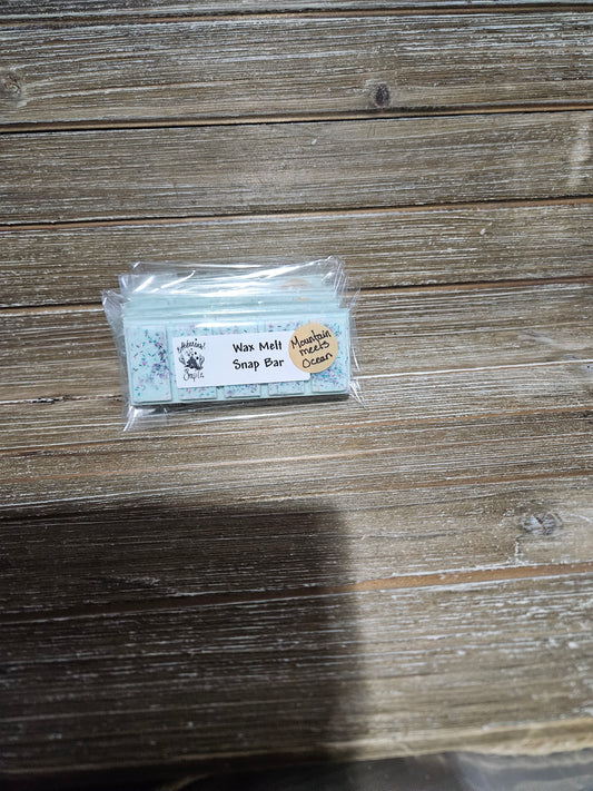 Mountain Meets Ocean Wax Melt Snap Bar