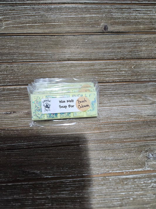Beach Cabana Soy Wax Melt Snap Bar