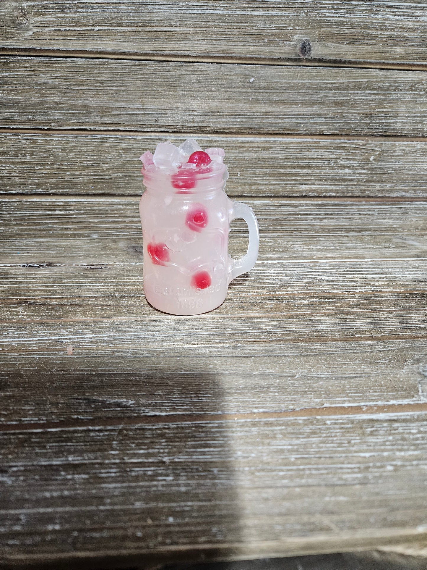 Bourbon Cherry Smash Mason Jar-Mug