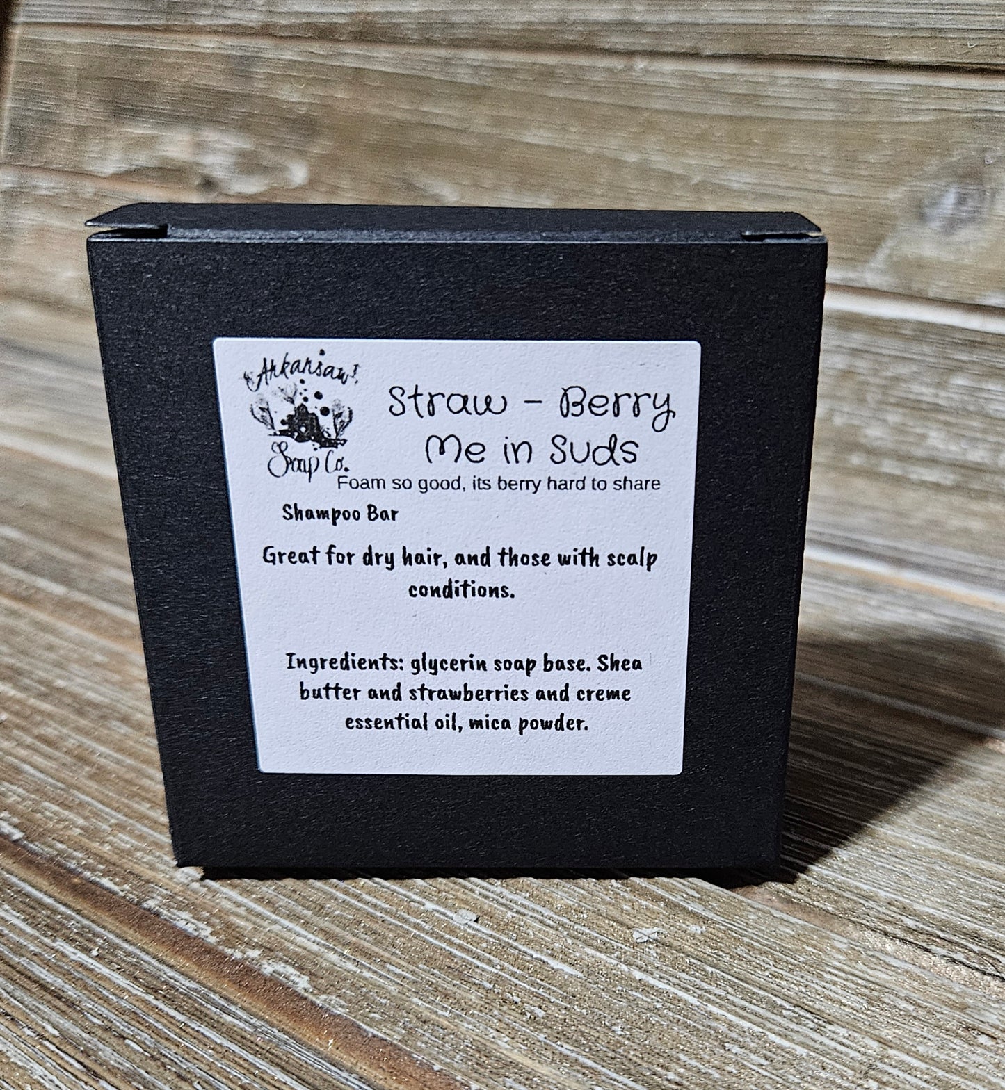 Straw- Berry Me in Suds 3oz Shampoo Bar