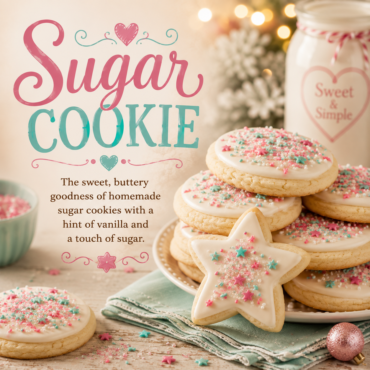 Sugar Cookie Soap Bar