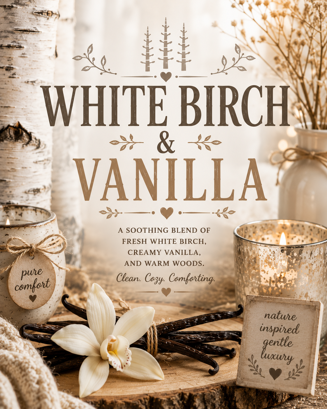 White Birch and Vanilla Soap Bar