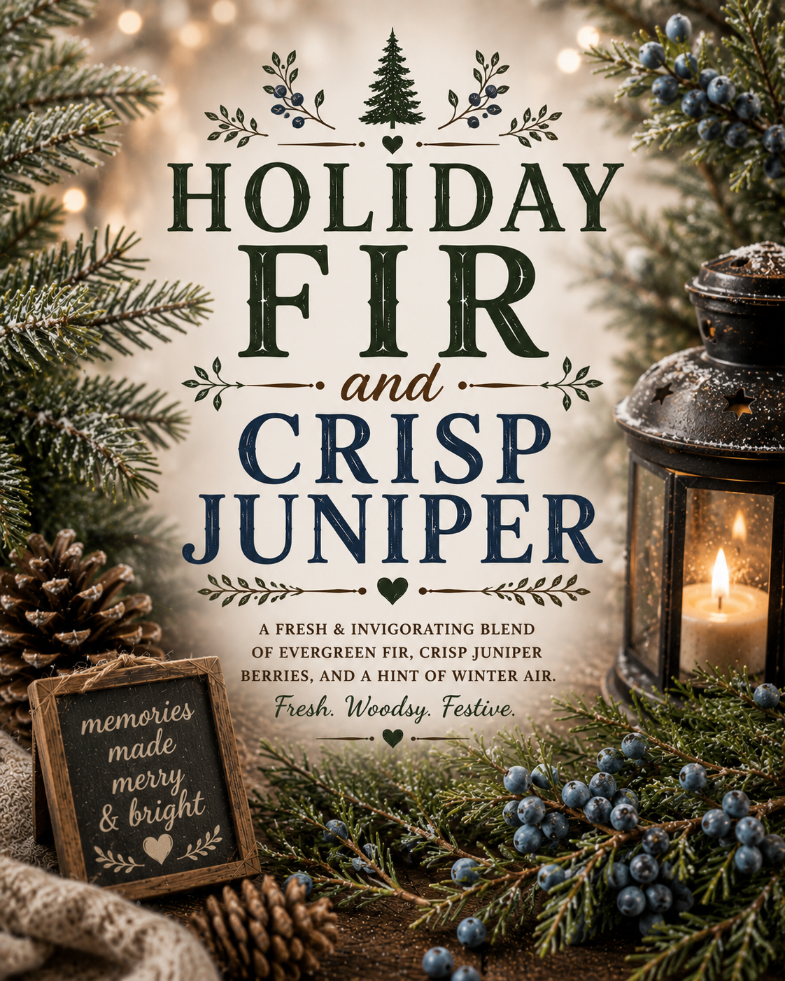 Holiday Fir & Crisp Juniper Soap Bar