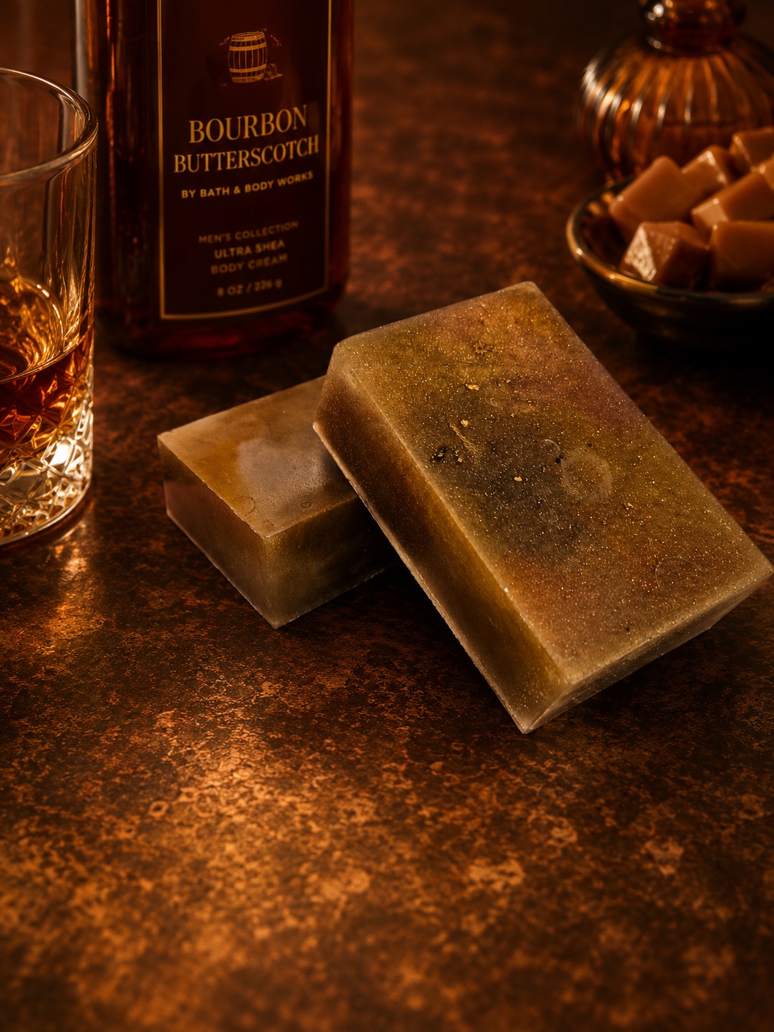 Bourbon Butterscotch Soap Bar 4oz