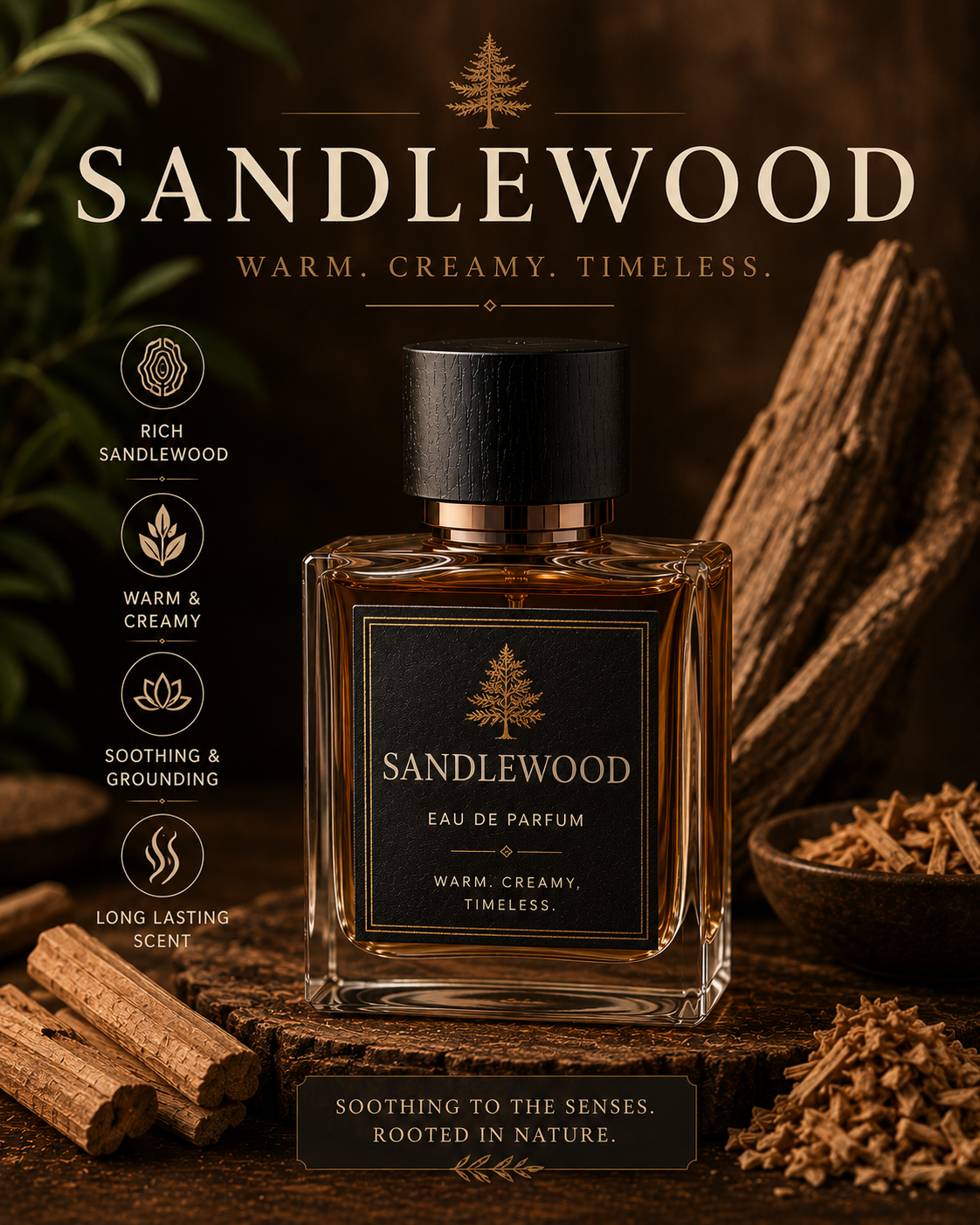 Sandalwood Soap Bar 4oz