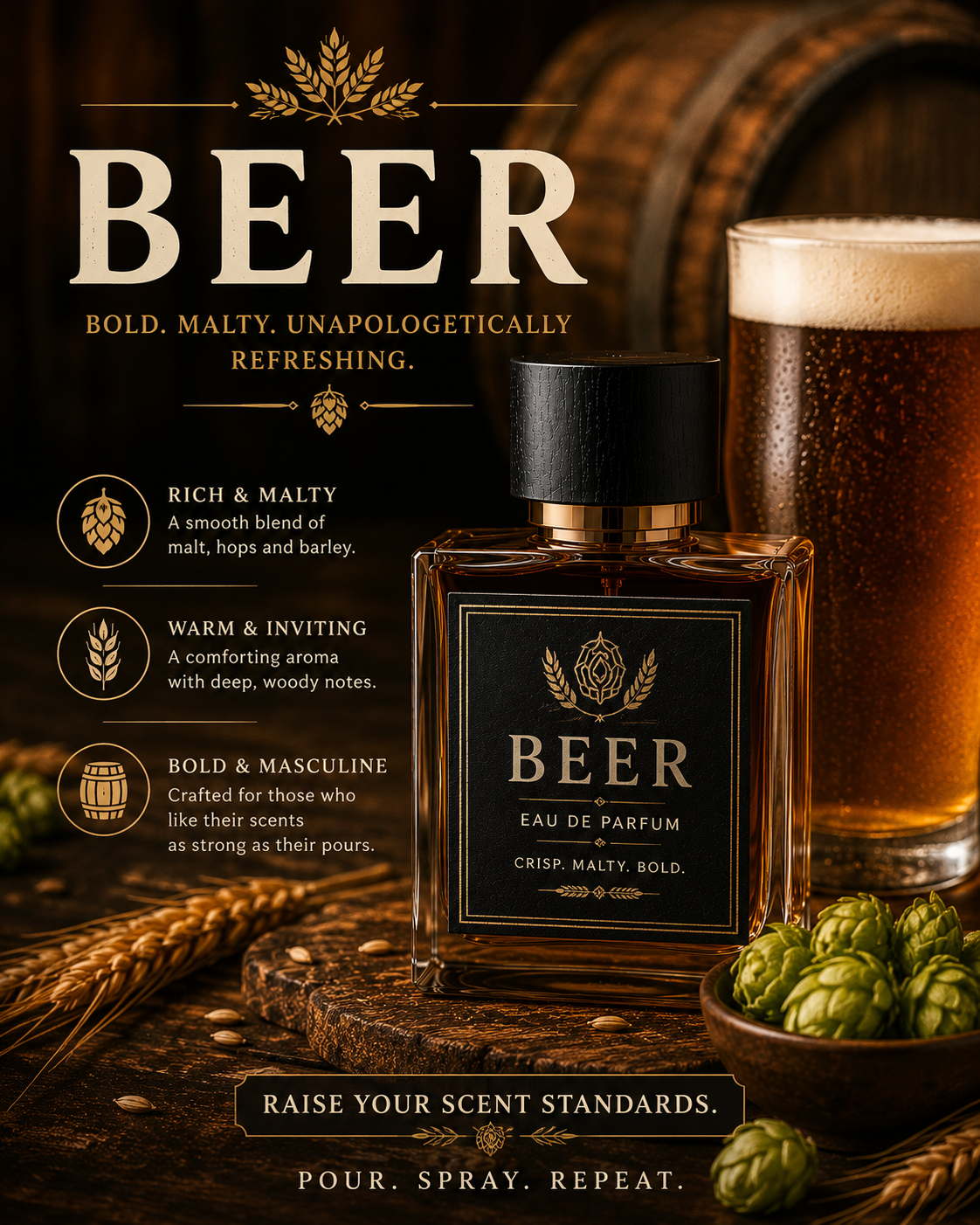 Beer Soap Bar 4oz