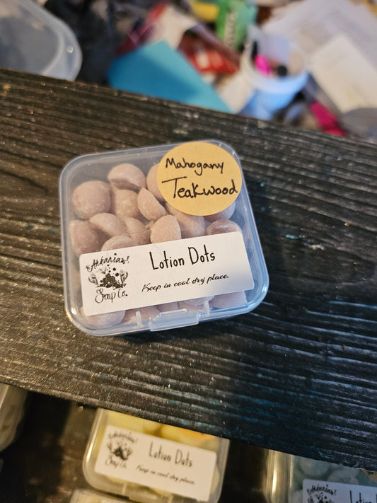 Mahogany Teakwood Lotion Dots 40ct