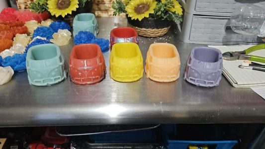 Volkswagen succulent soap planter