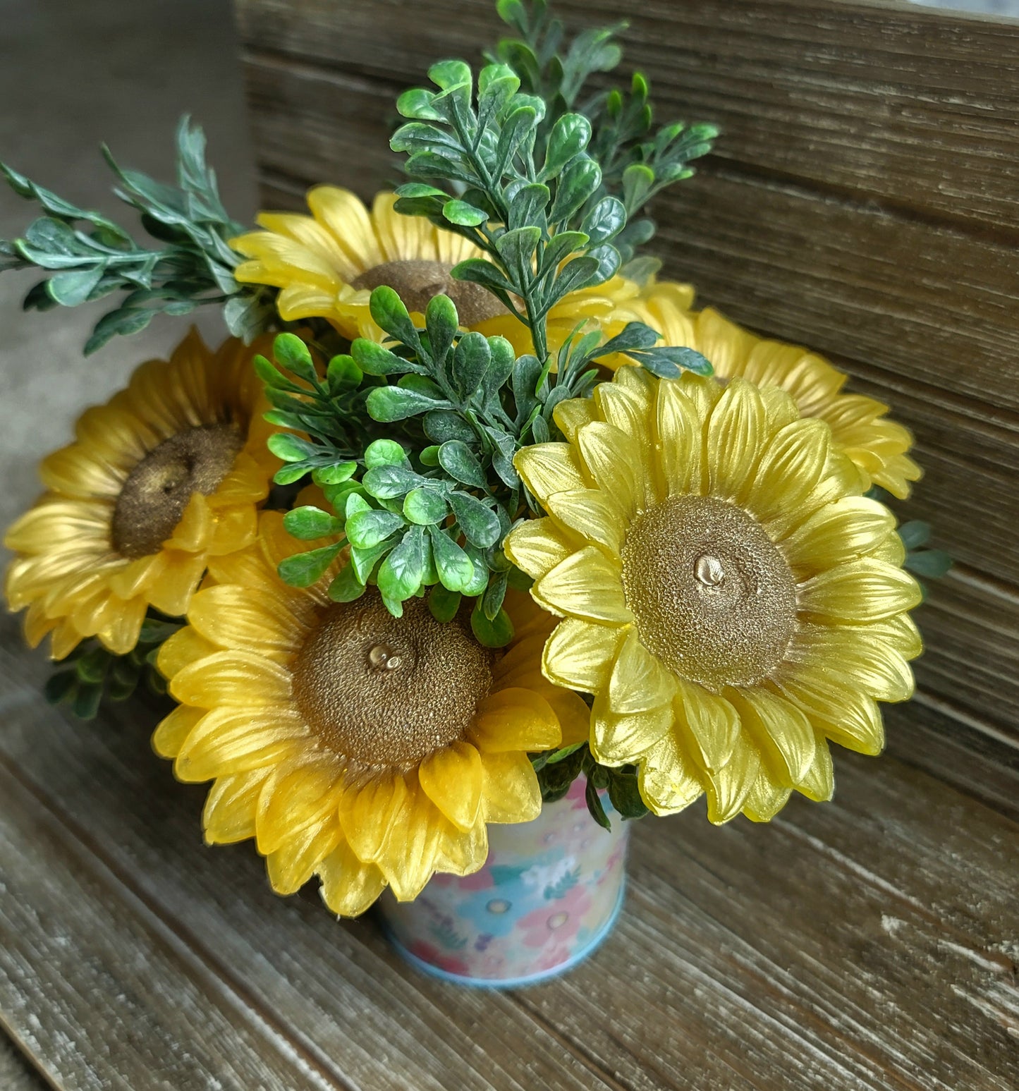 Sunflower Soap Bouquet