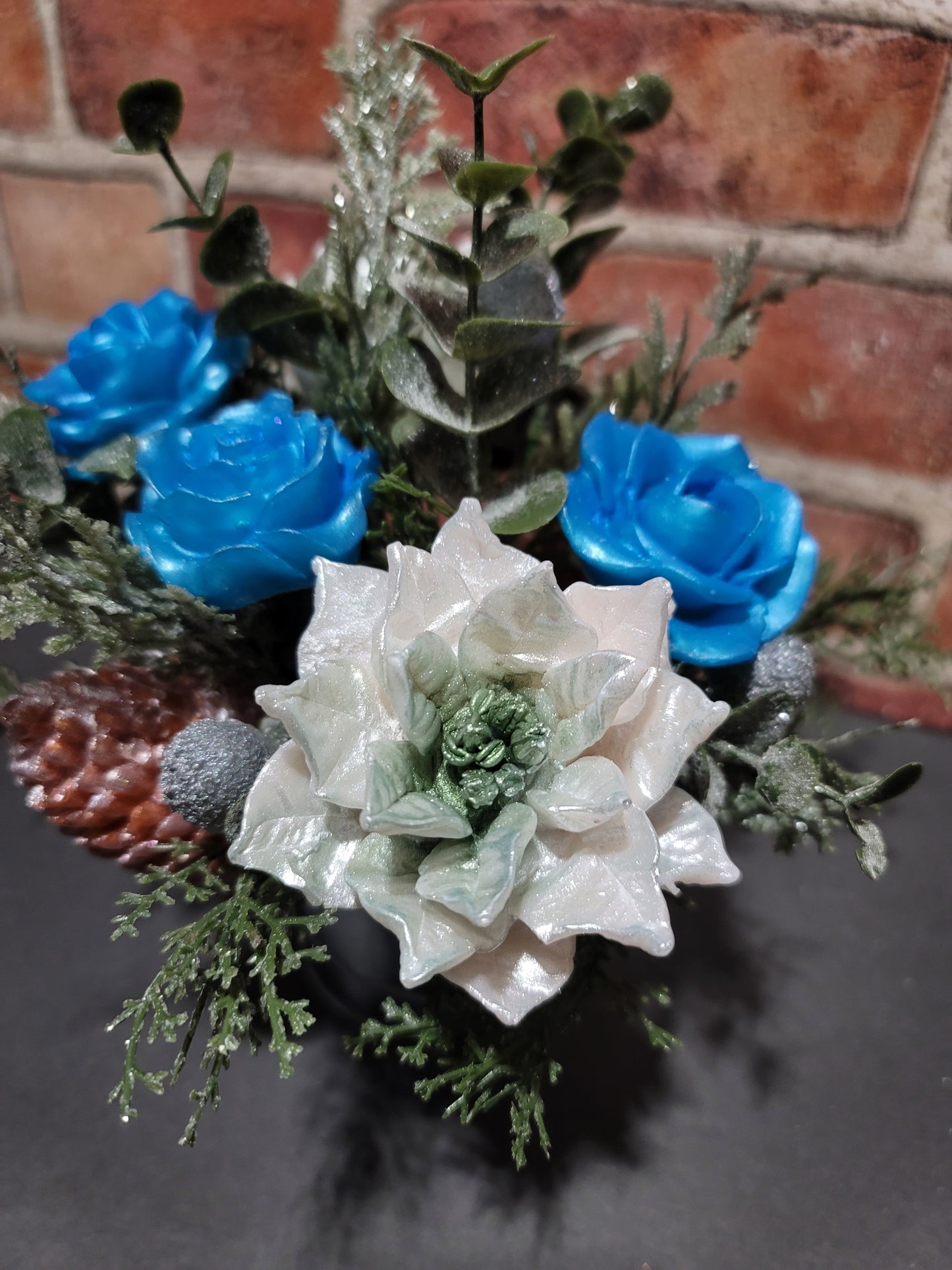 Christmas Poinsettia bouquets
