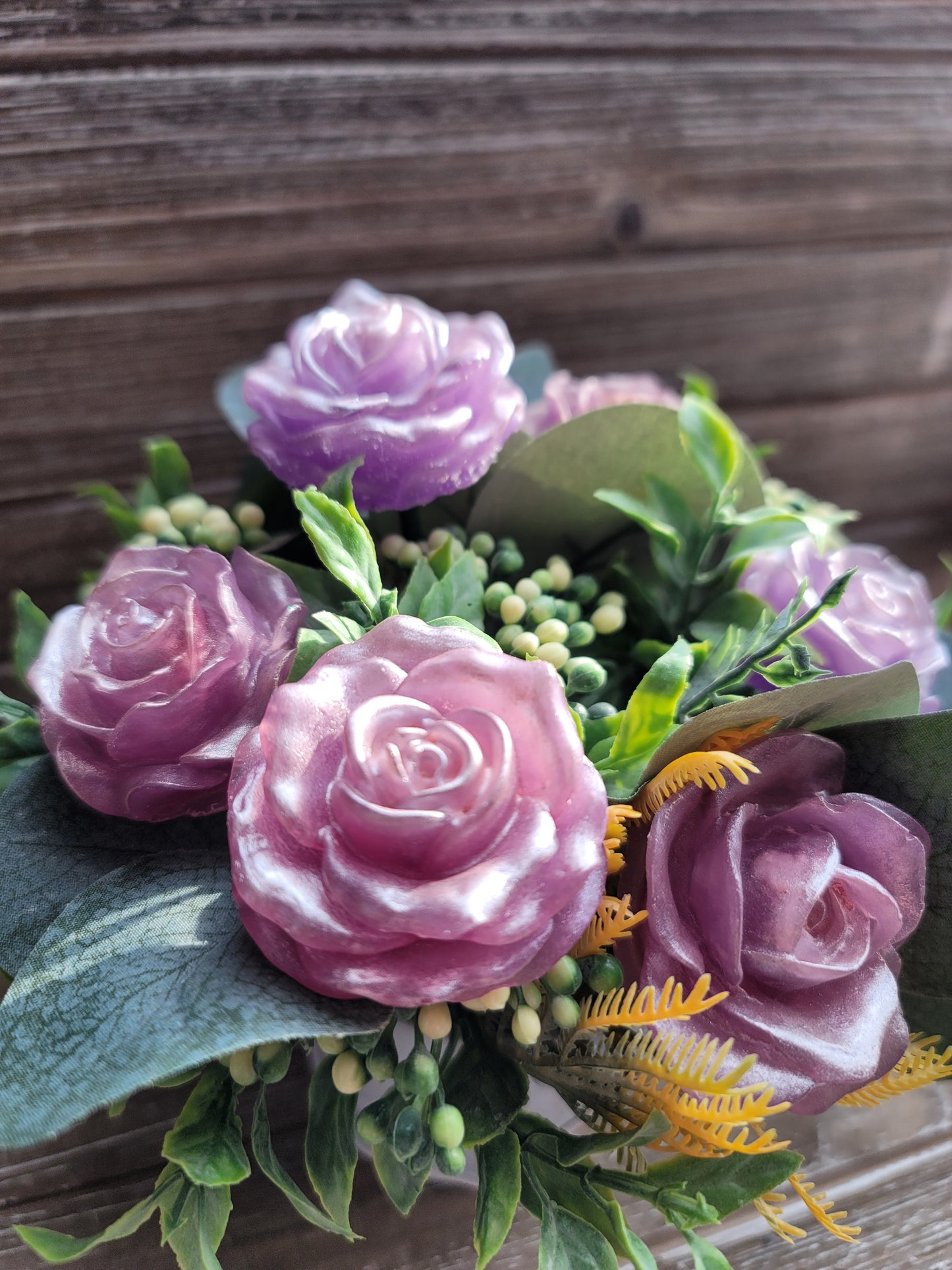 6 or 12 count Soap Rose Bouquets