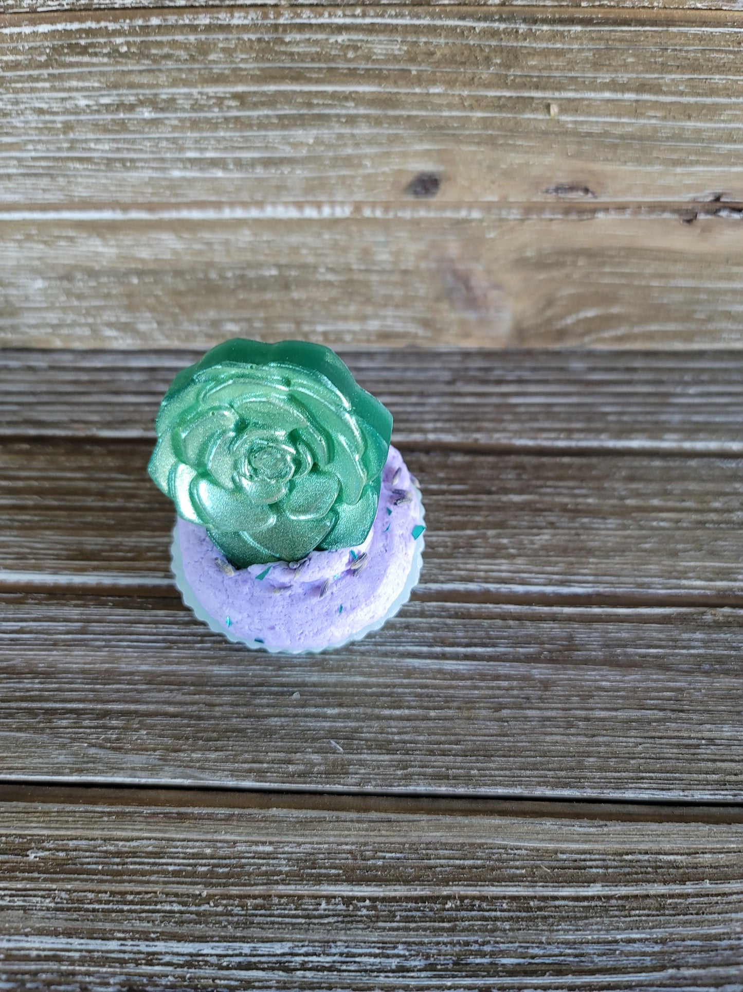 Truly Succulent Soap Cupcake-3oz