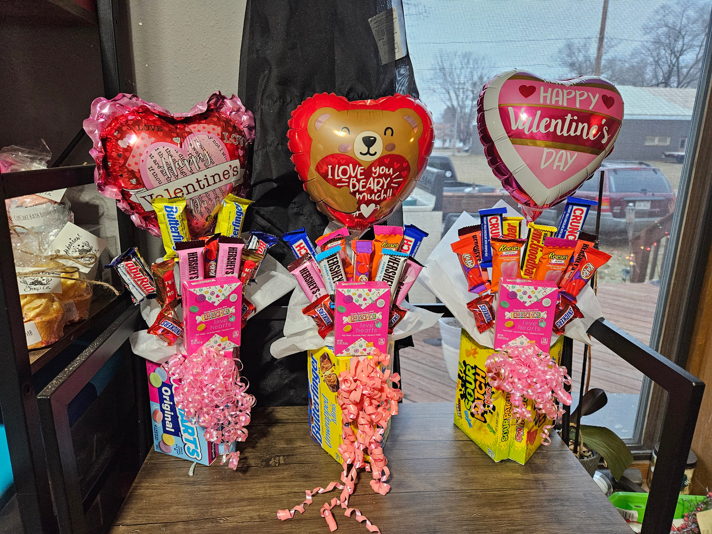 All Candy Bouquet with balloon