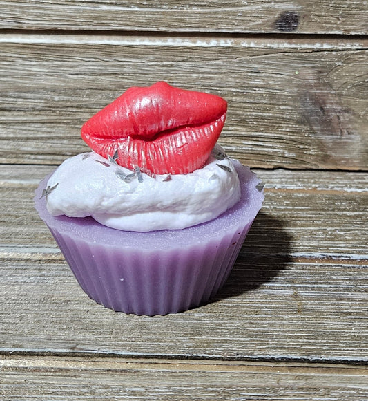 Kiss Kiss Soap Cupcake