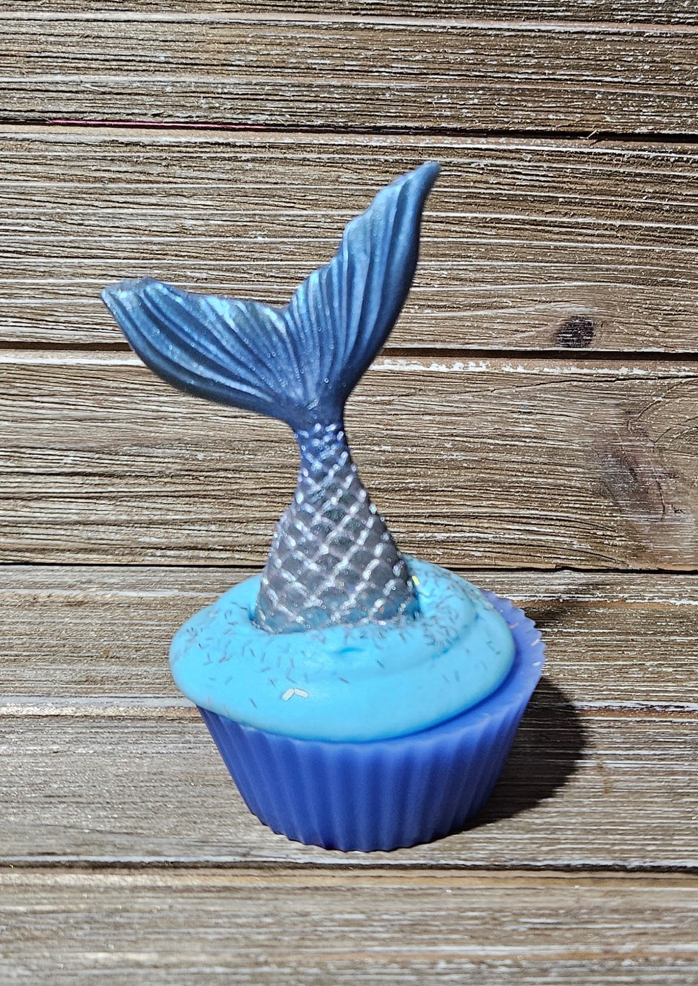 Tropical Beach Soap Cupcake -3oz