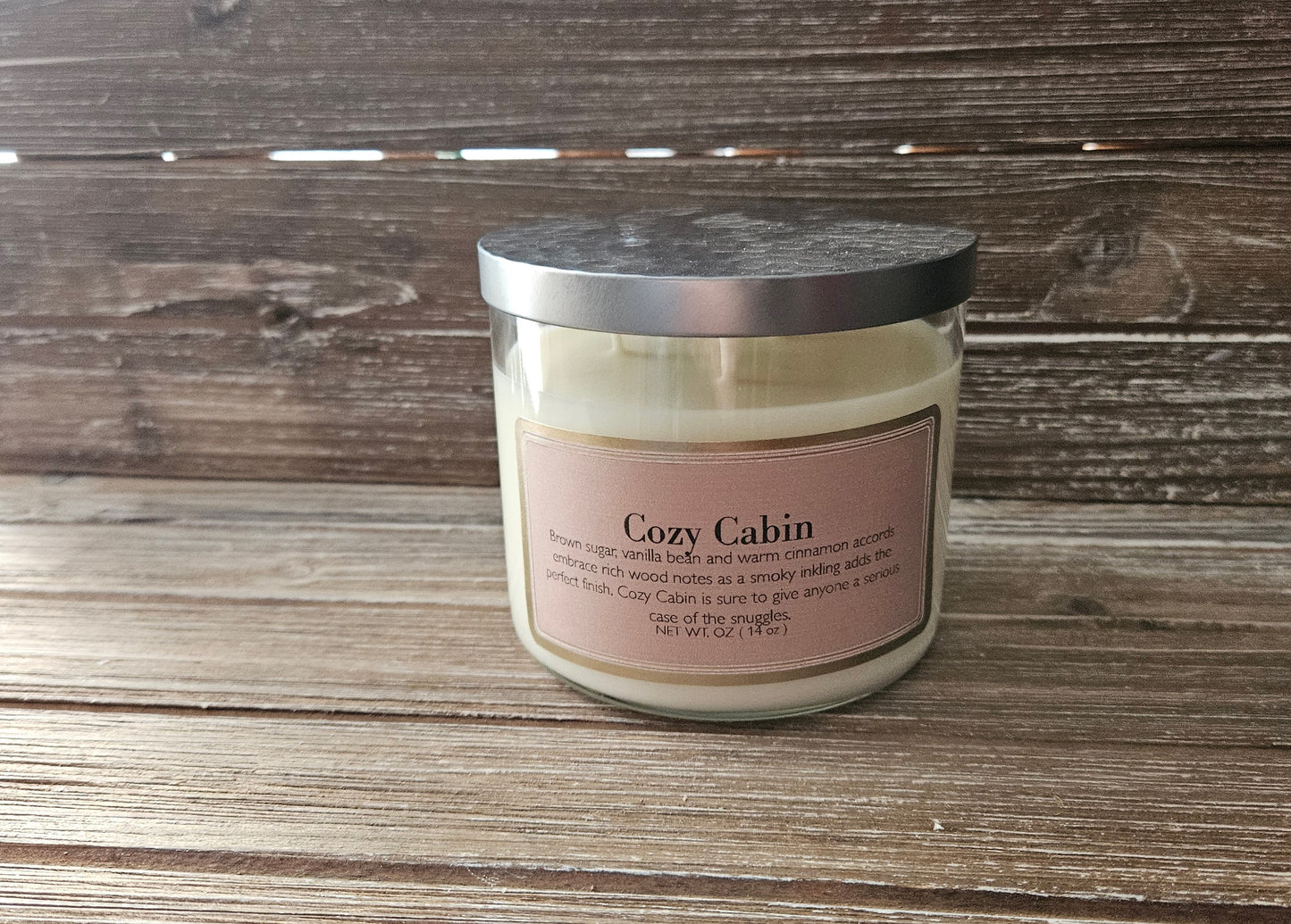 Cozy Cabin 3 wick soy candle