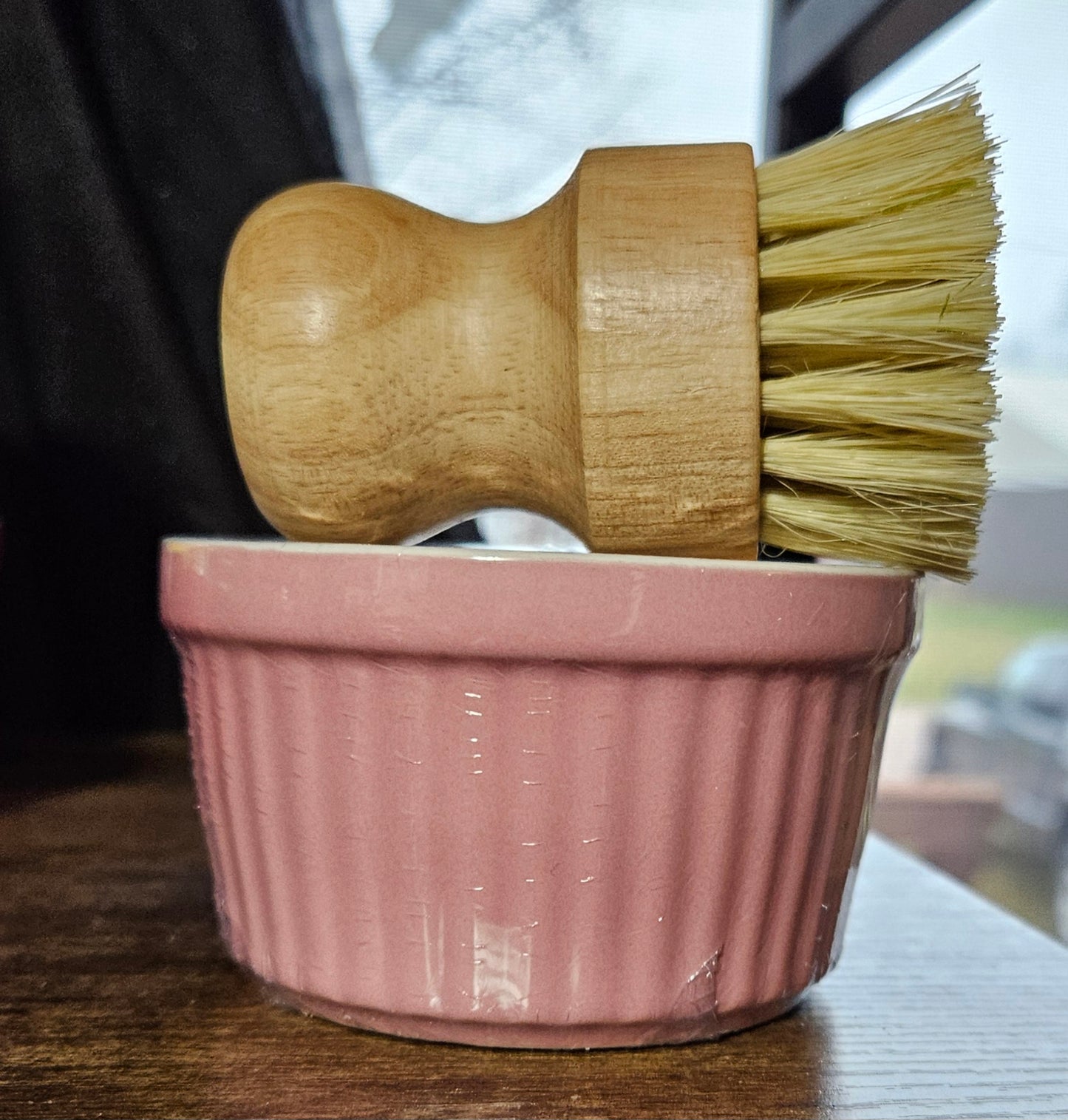 Dish Soap Bar Set 6oz with bamboo brush