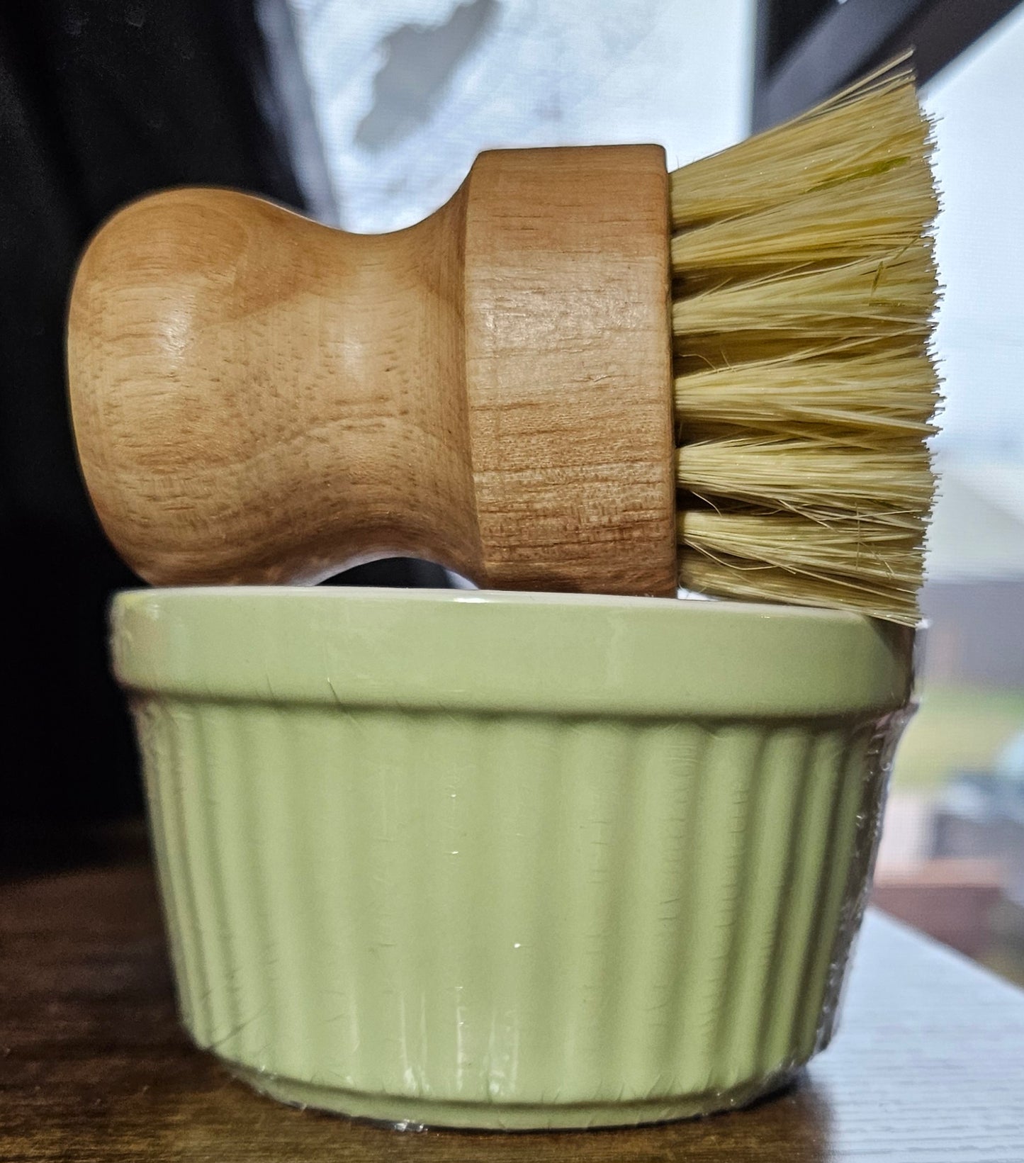 Dish Soap Bar Set 6oz with bamboo brush