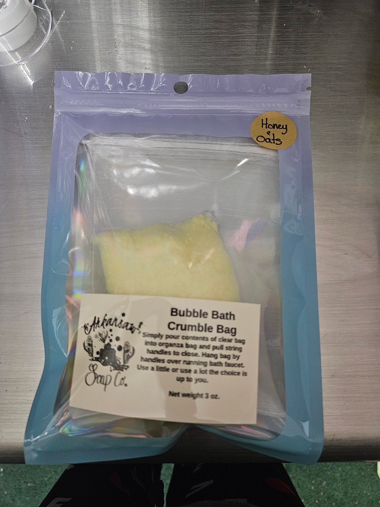 Honey & Oats Bath Crumble Bag 3 oz