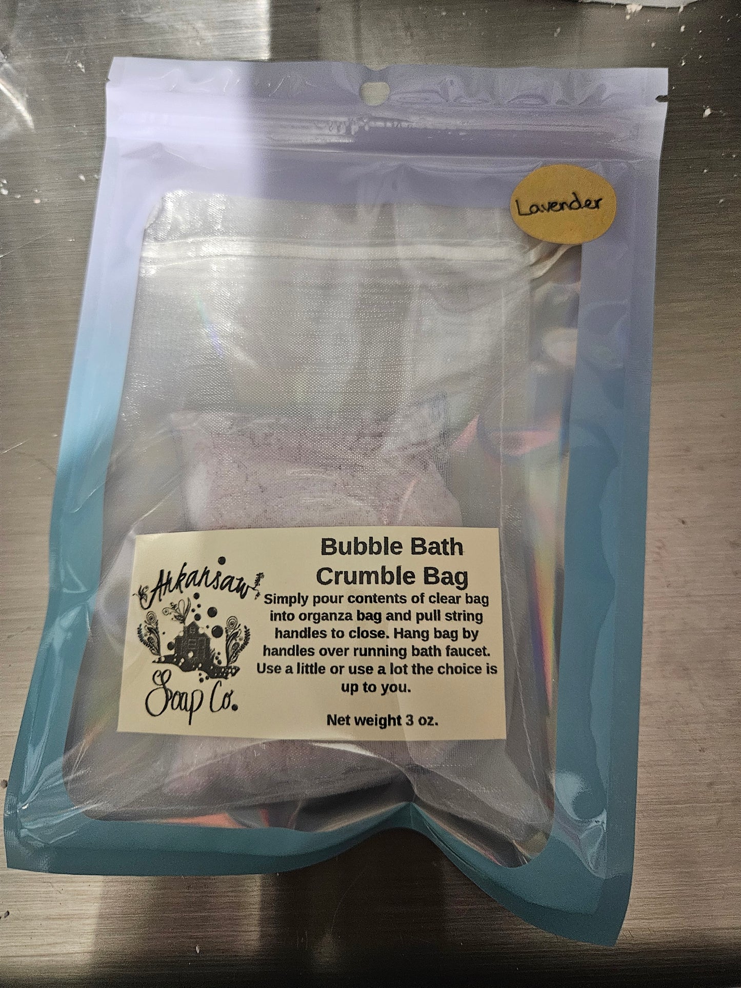 Lavender Bath Crumble Bag 3 oz