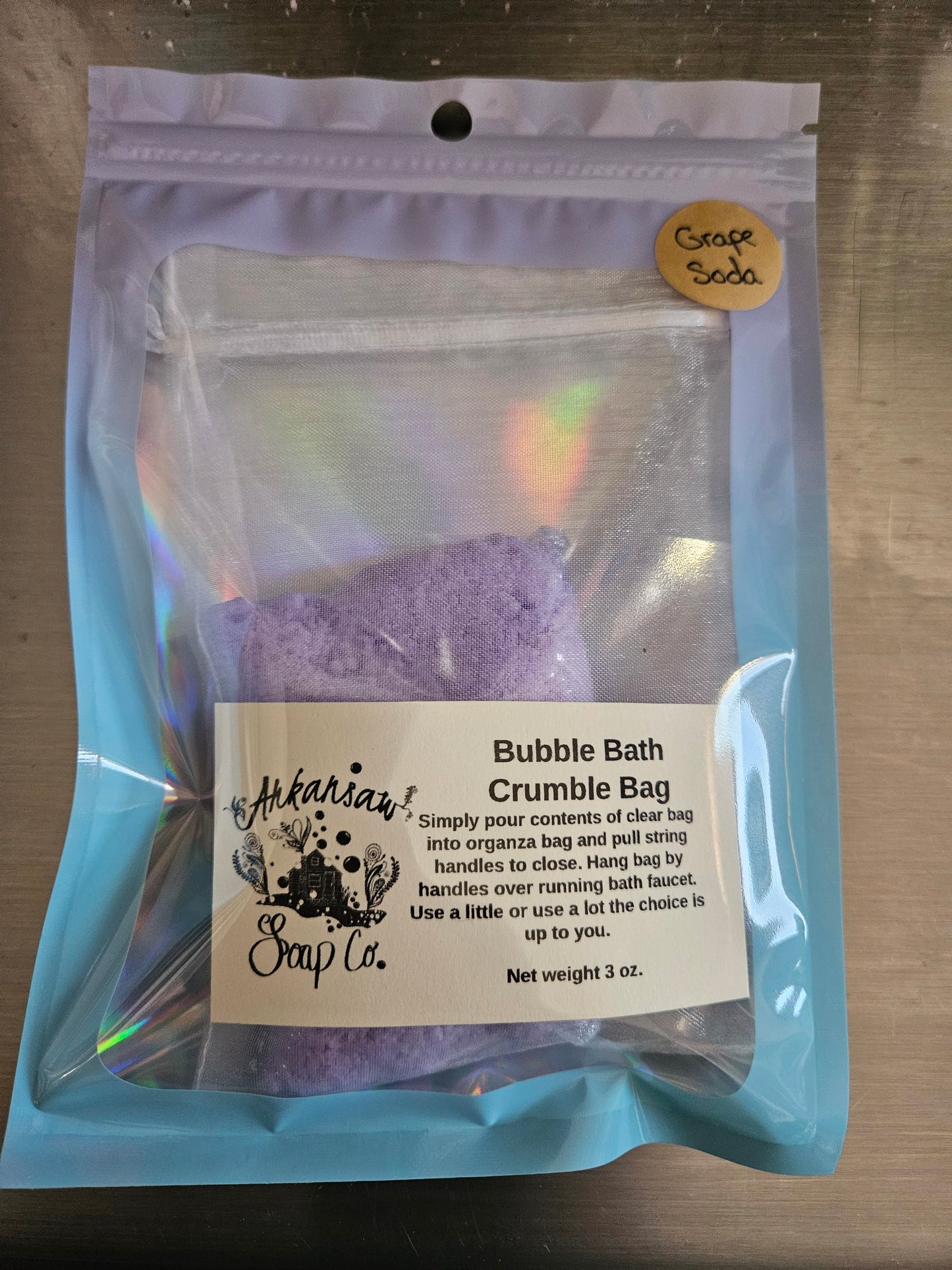 Grape Soda Bath Crumble Bag 3 oz