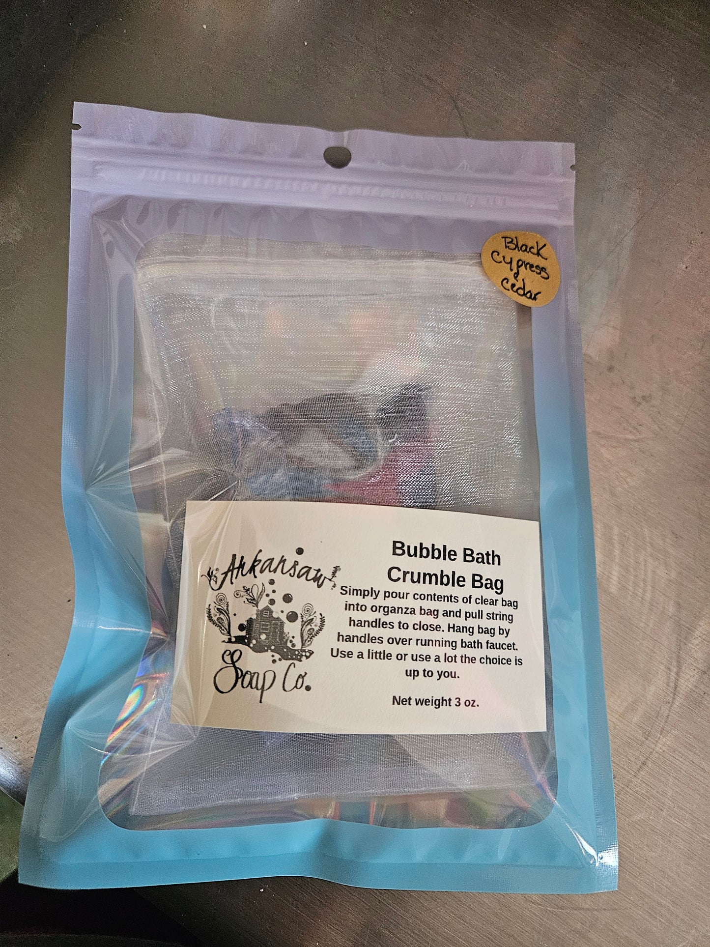 Black Cypress & Cedar Bath Crumble Bag 3 oz