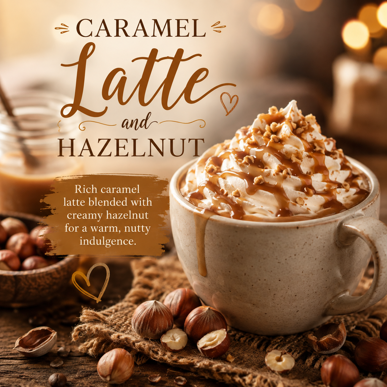 Caramel Latte and Hazelnut Soap Bar