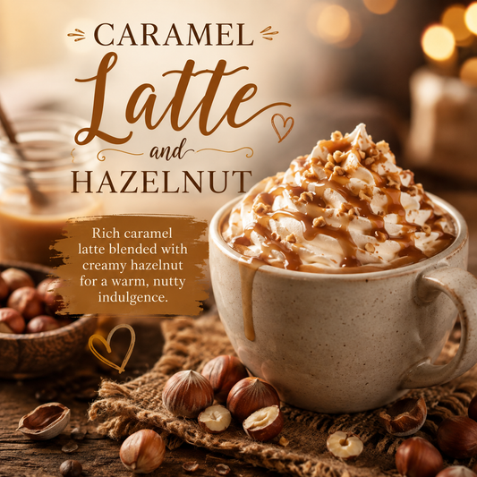 Caramel Latte and Hazelnut Soap Bar