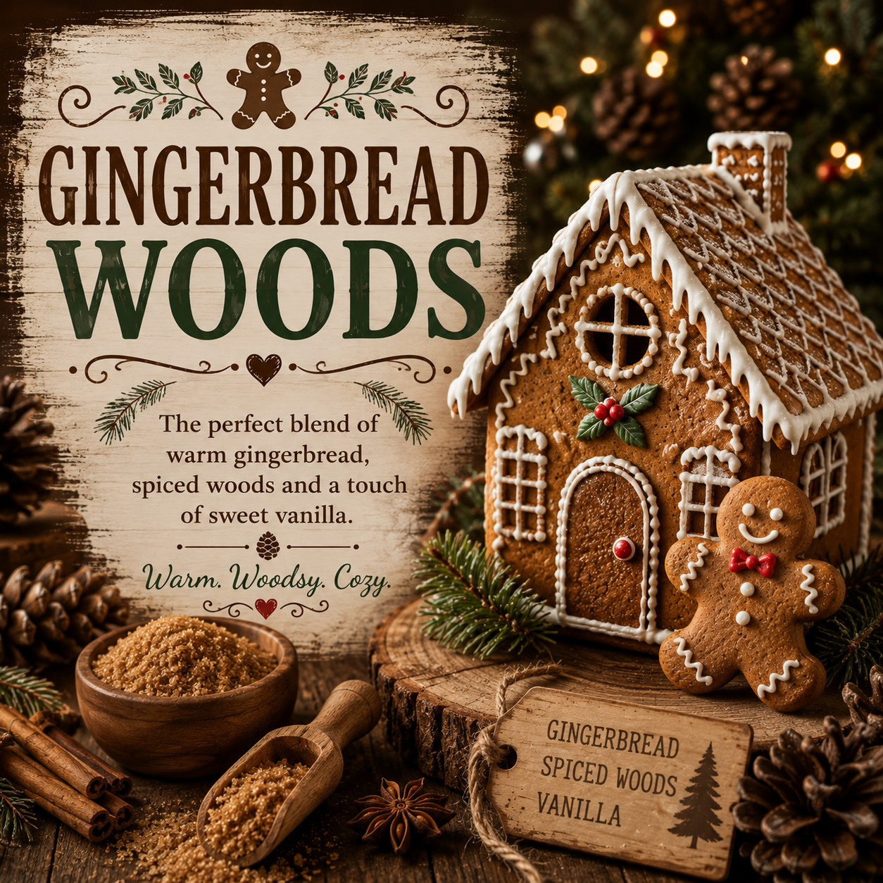 Gingerbread Woods Soap Bar