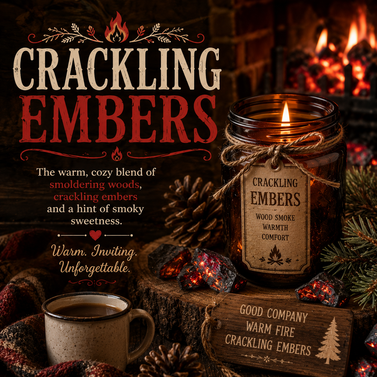Crackling Embers Soap Bar