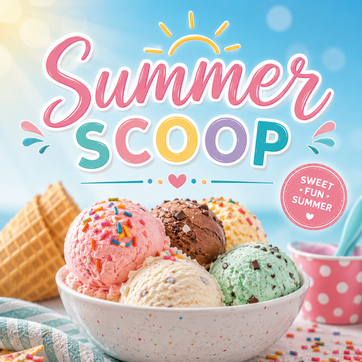 Summer Scoop Soap Bar
