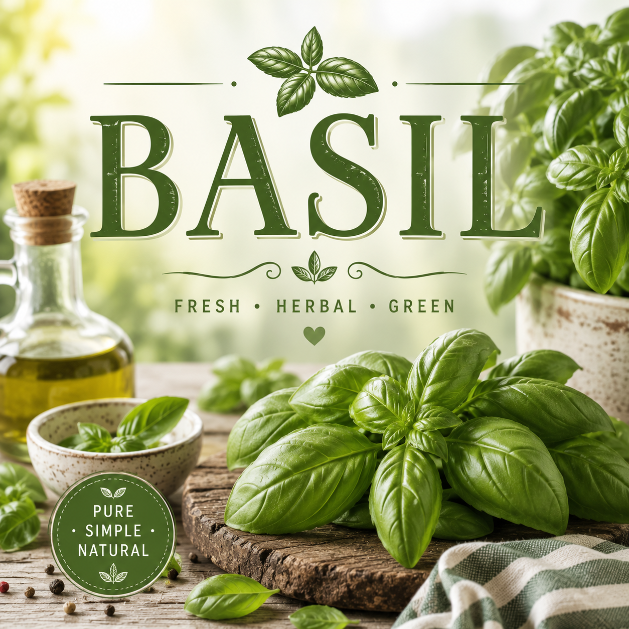 Basil Soap Bar
