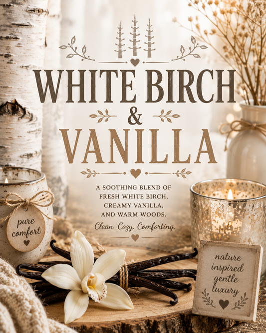 White Birch and Vanilla Soap Bar