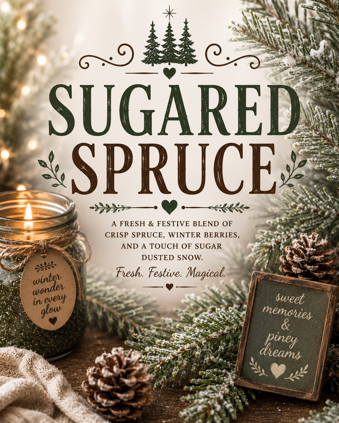 Sugared Spruce Soap Bar