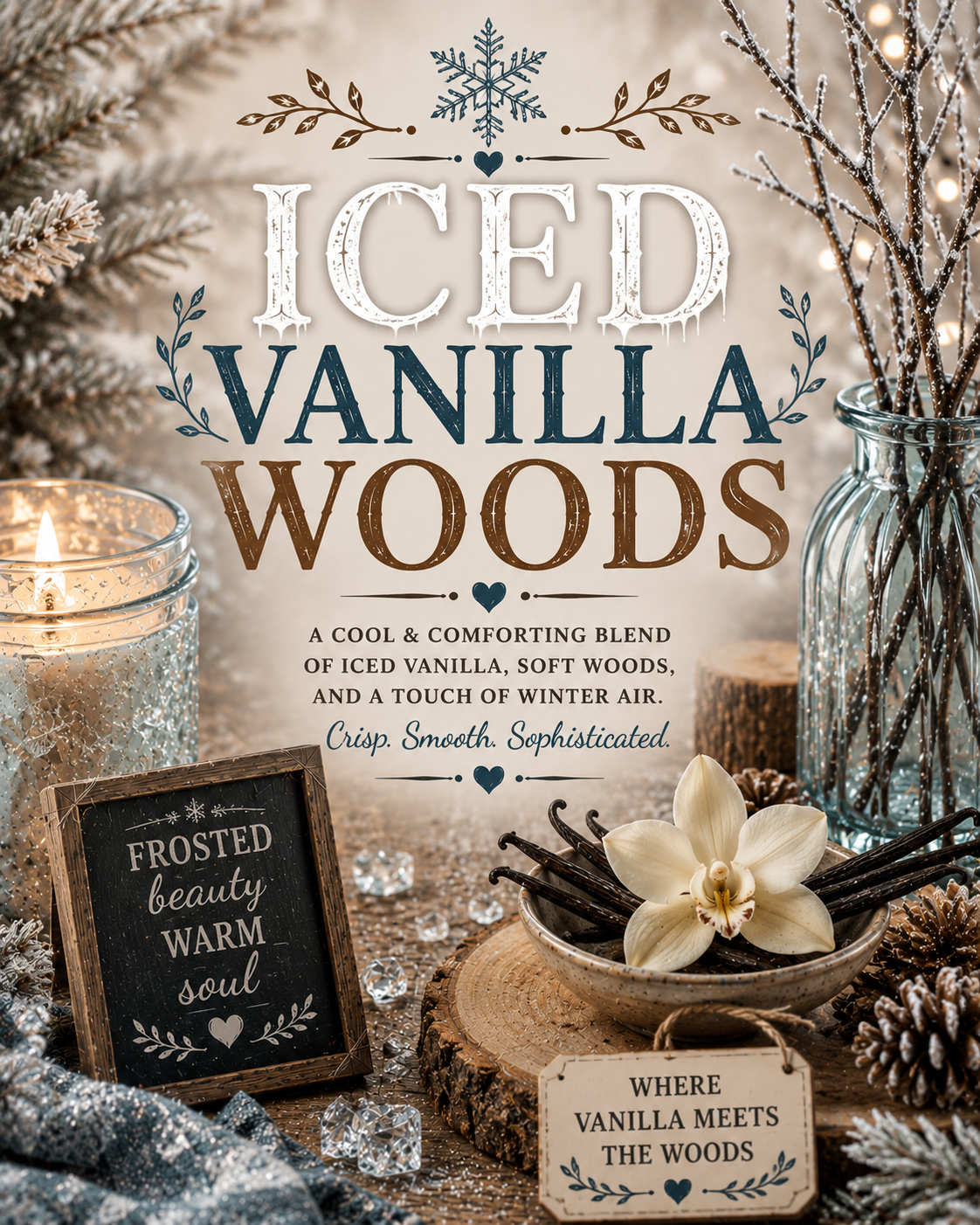 Iced Vanilla Woods Soap Bar