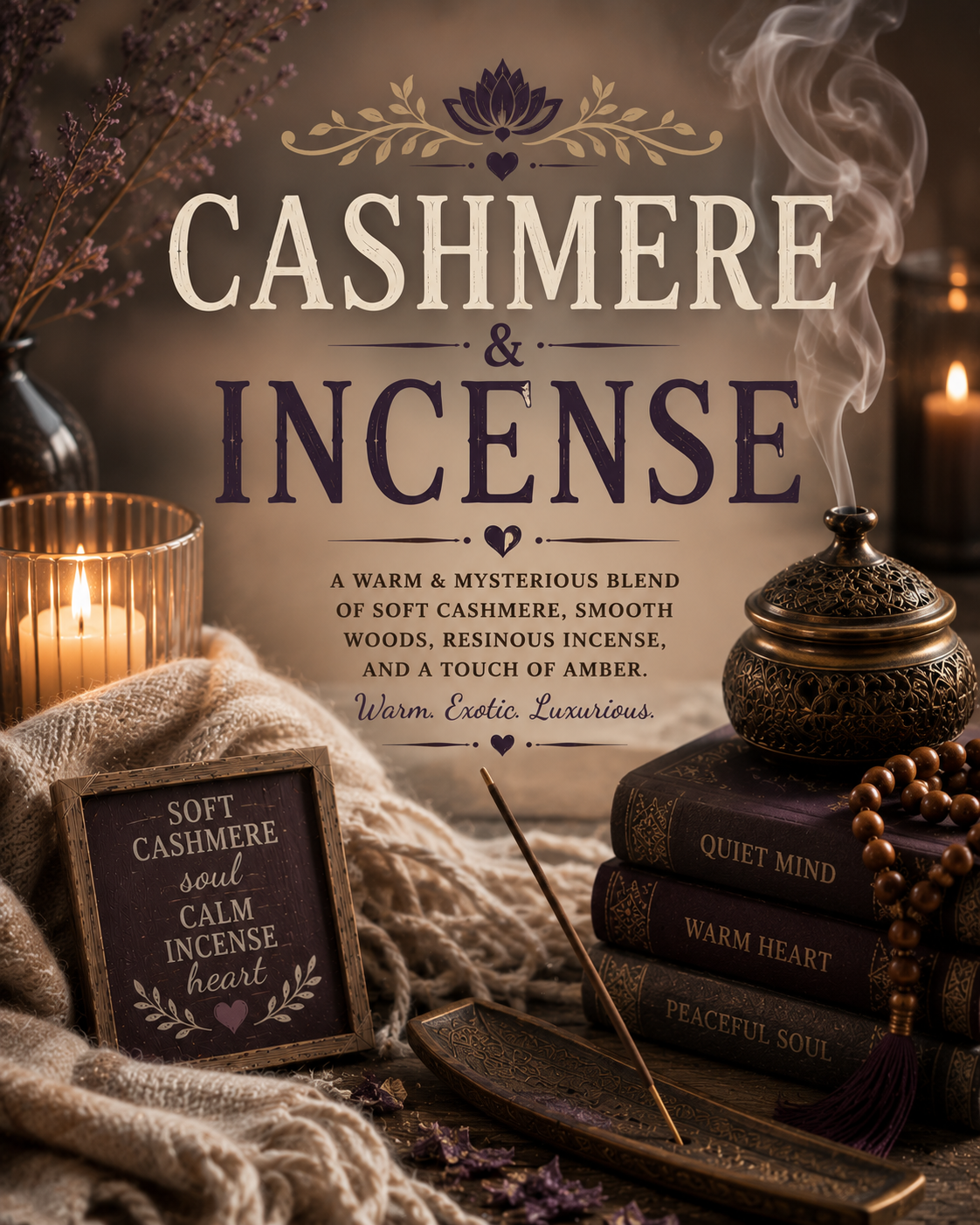 Cashmere and Incense Soap Bar