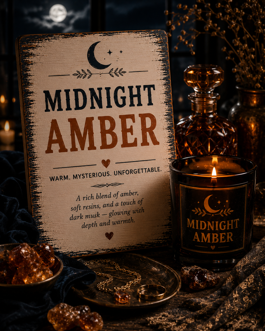 Midnight Amber Soap Bar