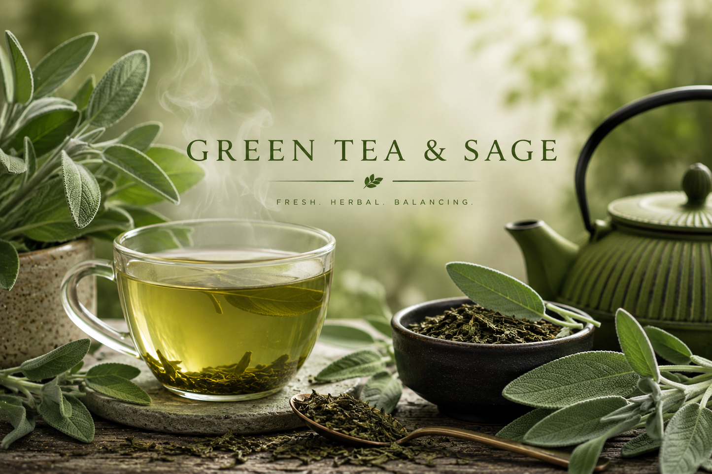 Green Tea And Sage