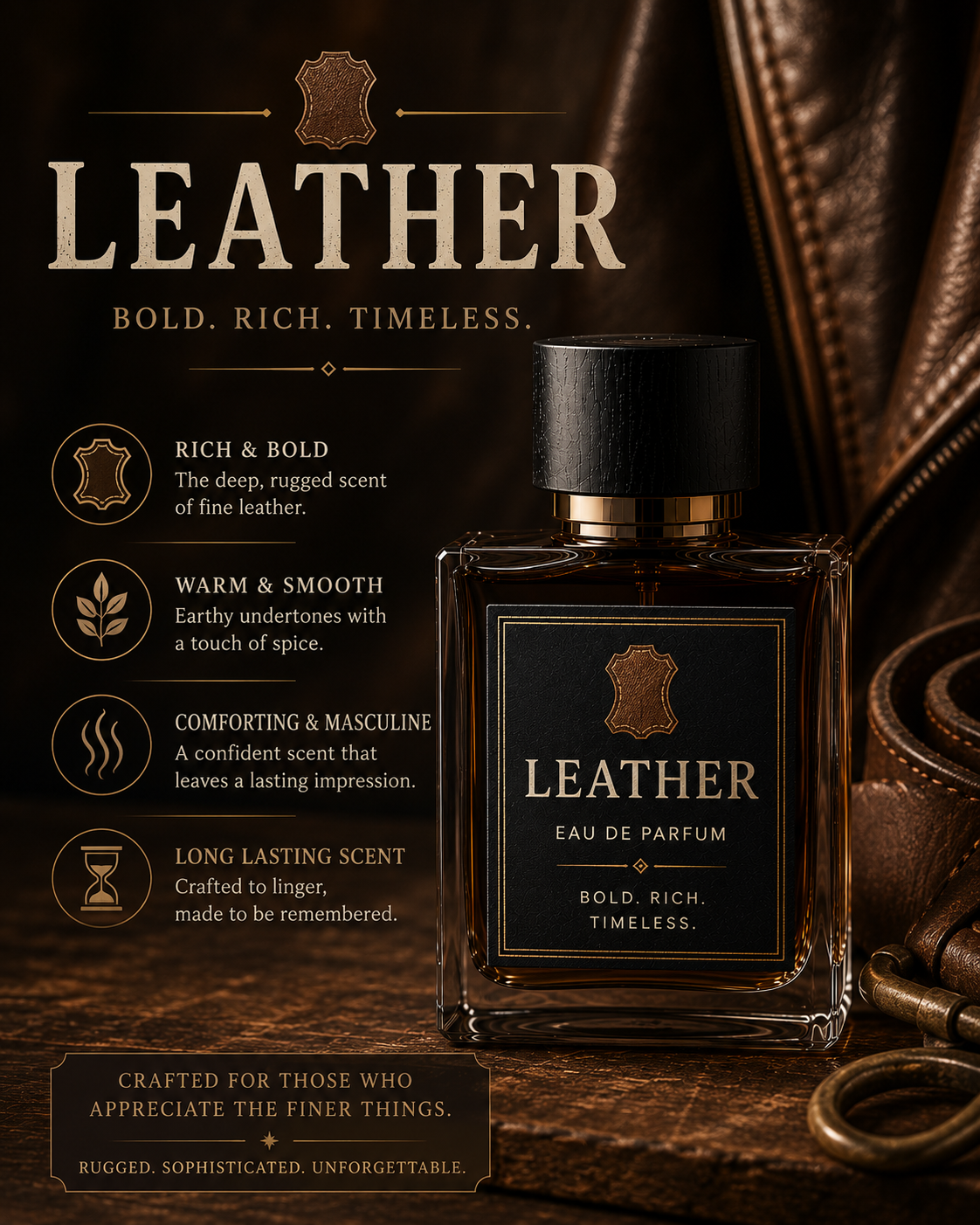 Leather Soap Bar 4oz