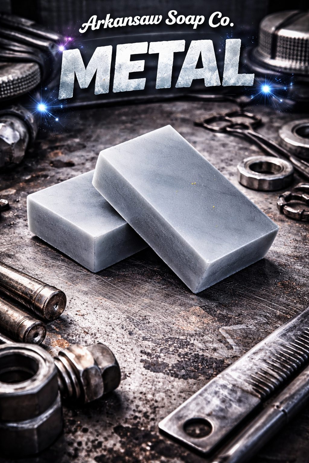 Metal scented Soap Bar 4oz