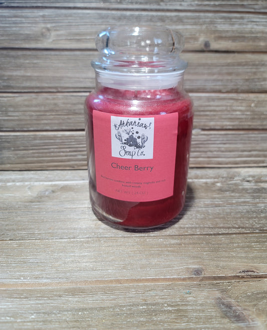 Cheer Berry 24oz 2 wick Candle