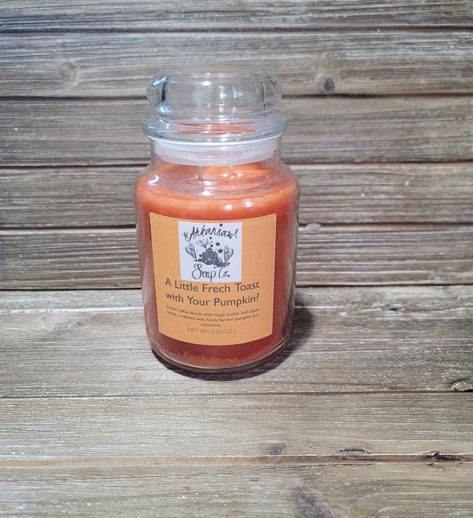 A Little Frech Toast With Your Pumpkin? 24oz 2 Wick Candle