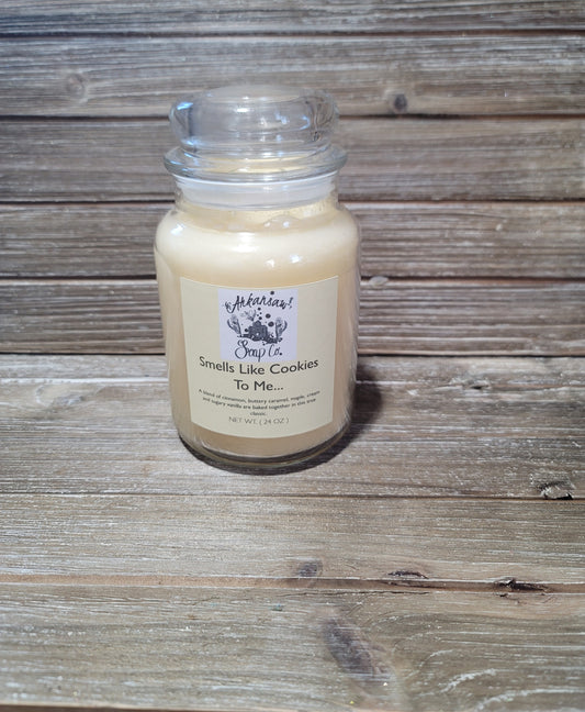 Smells Like Cookies To Me 24oz 2 wick Candle